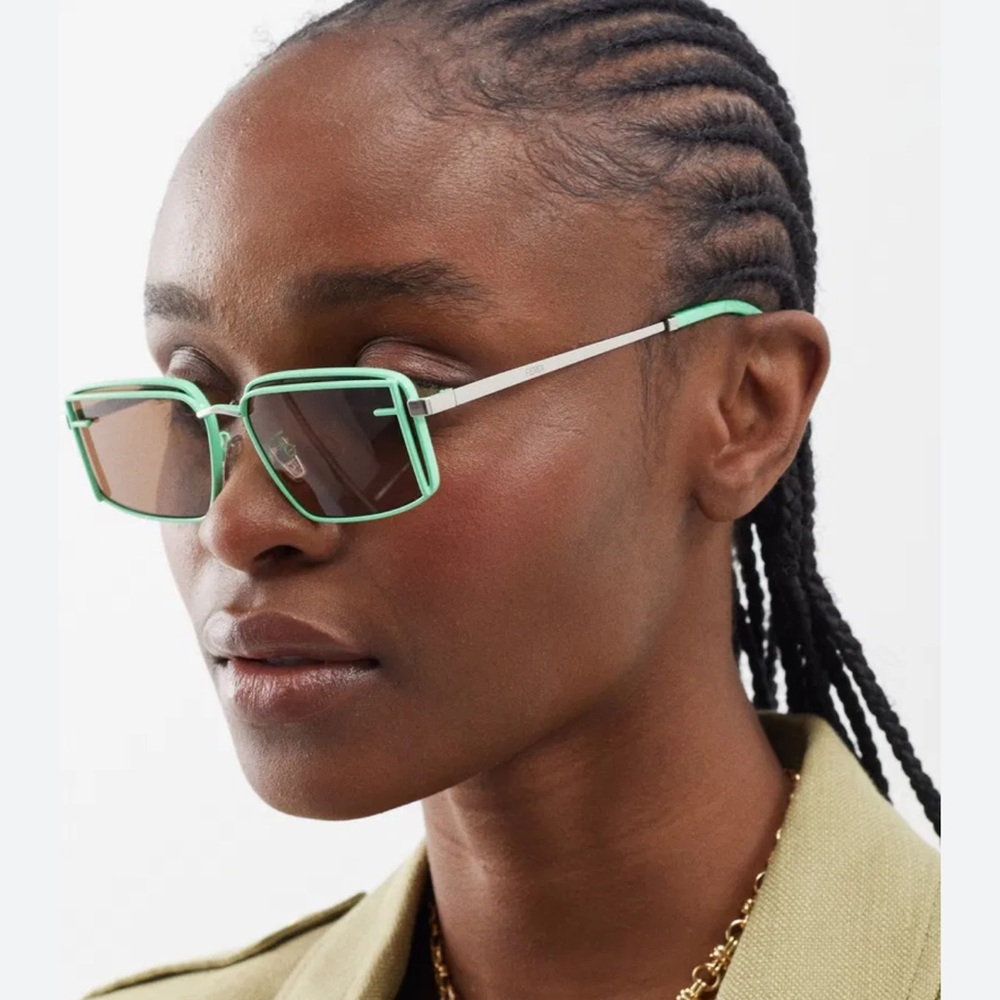Fendi First Rectangular Sunglasses - Picture 1 of 10